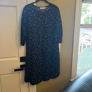 See by Chloe pull over, short sleeve shift dress; size 4